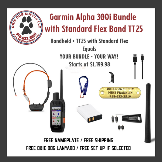 Garmin Alpha 300i Bundle with Standard TT25