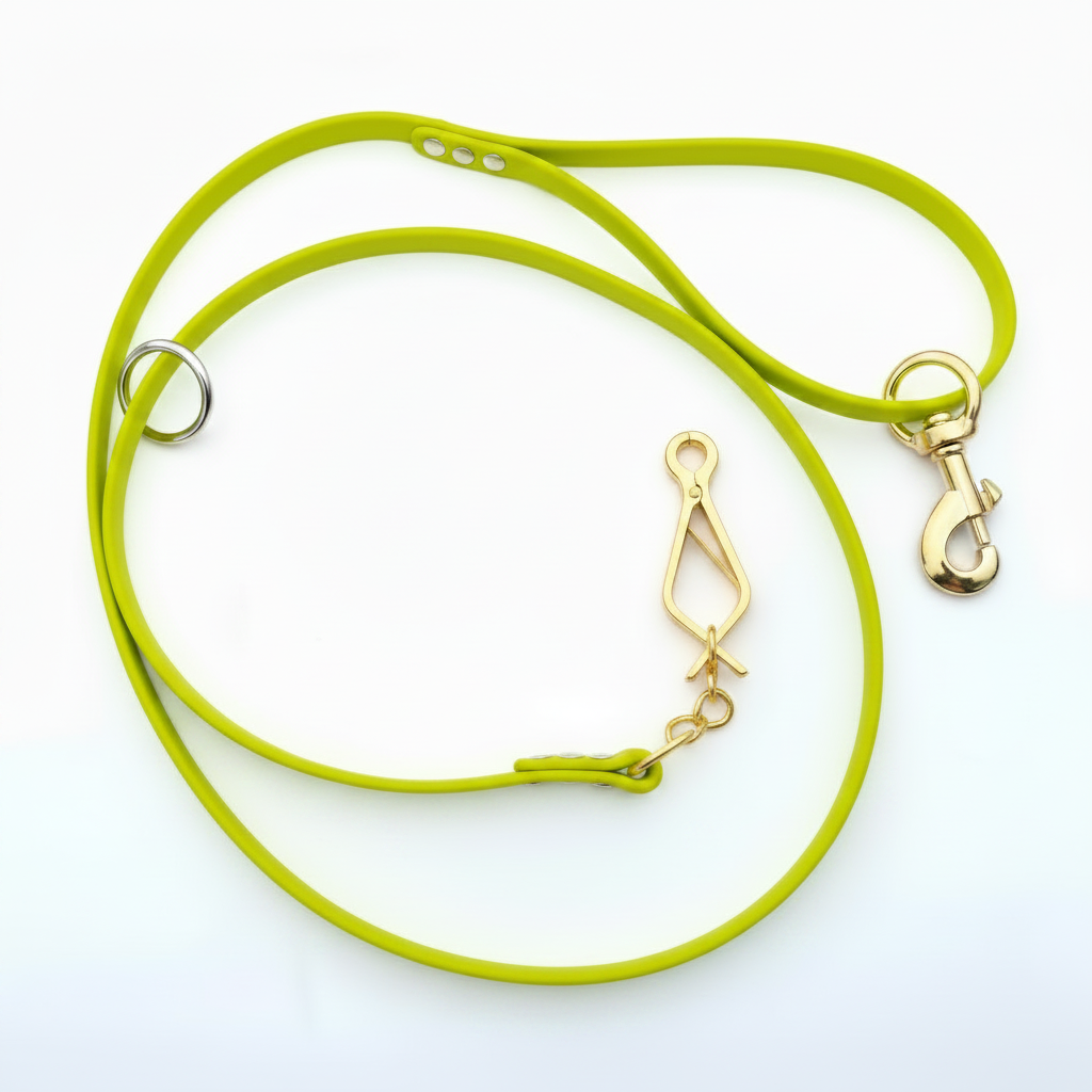 BETA LEAD 1/2 INCH WITH FRENCH SNAP C. YELLOW