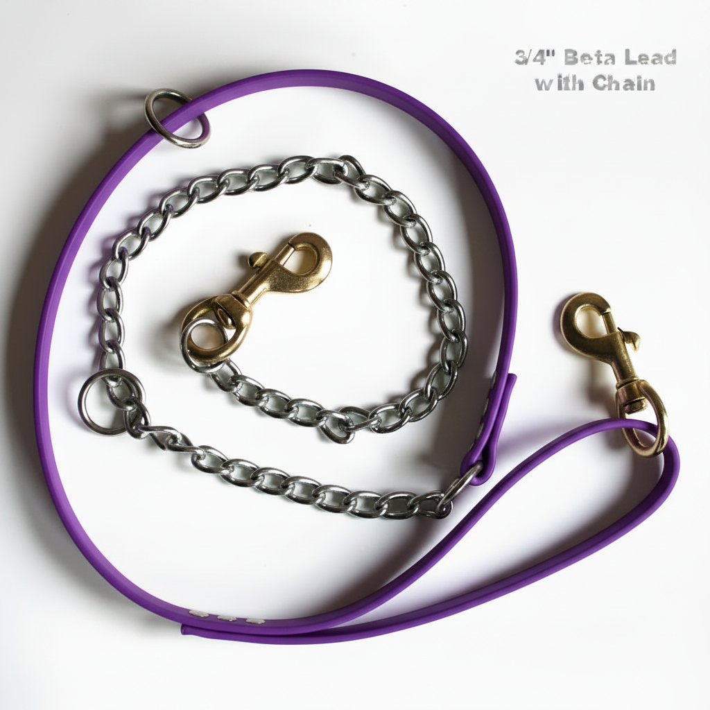 BETA LEAD WITH CHAIN PURPLE