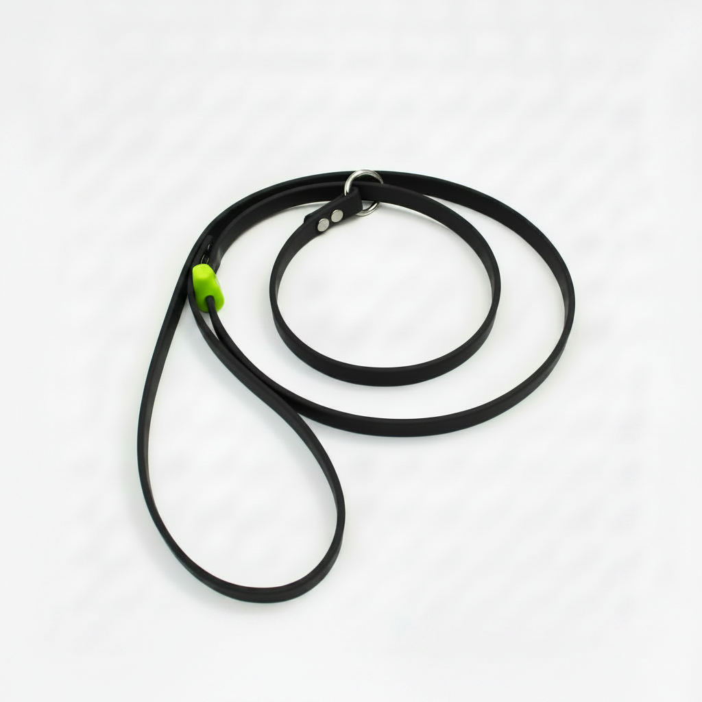 BLACK SLIP LEAD WITH C. YELLOW STOP