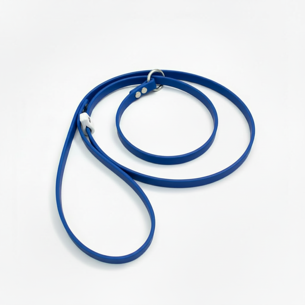 BLUE LEAD WHITE STOP