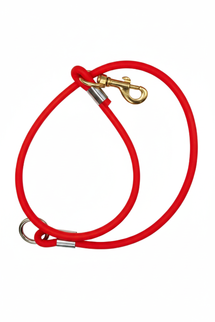 BIRD DOG HEAD CONTROL ROPE LEAD - RED