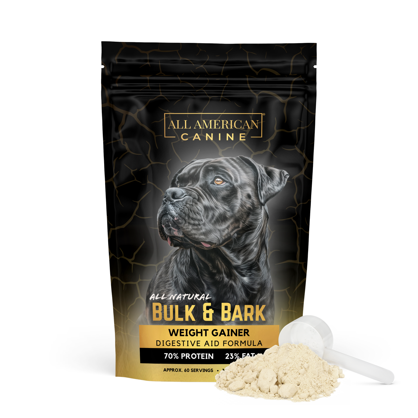 Bulk & Bark Weight Gainer + Digestive Aid Food Topper