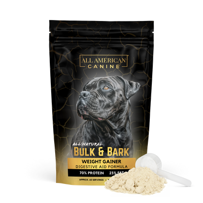 Bulk & Bark Weight Gainer + Digestive Aid Food Topper