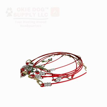 Multi Dog Tie Out Cable - Cable Gang - OKIE DOG SUPPLY