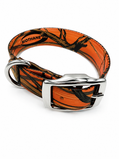 CAMO COLLAR 1 INCH D ORANGE