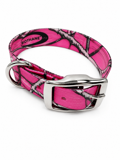 CAMO COLLAR 1 INCH D PINK