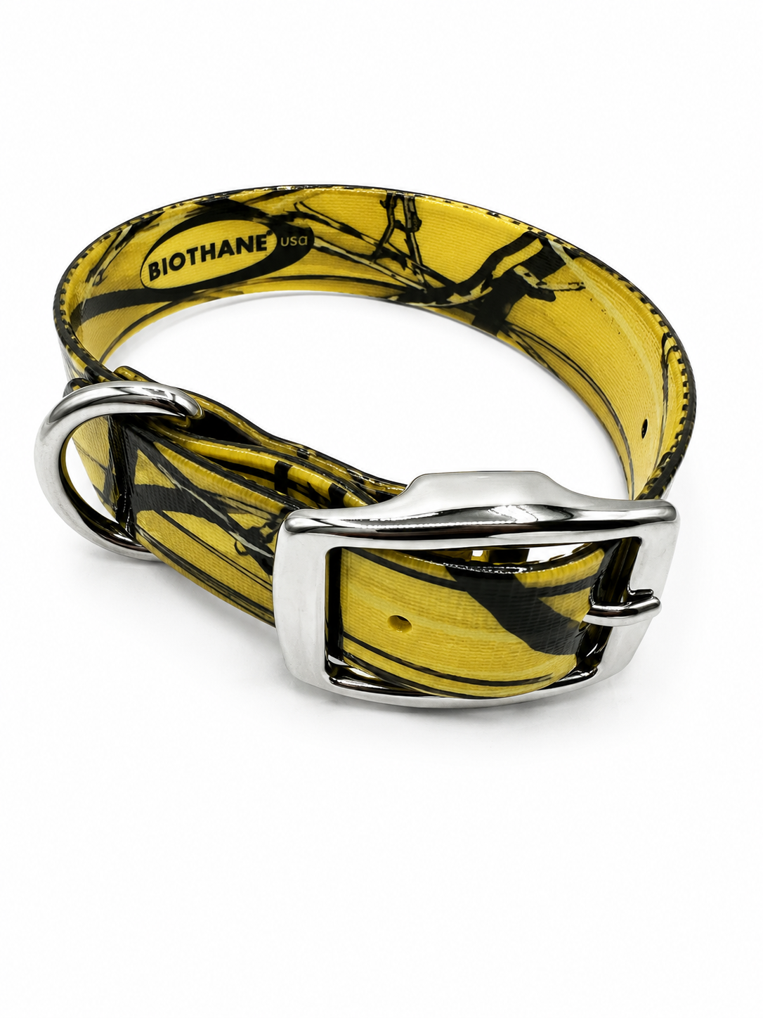 CAMO COLLAR 1 INCH D YELLOW
