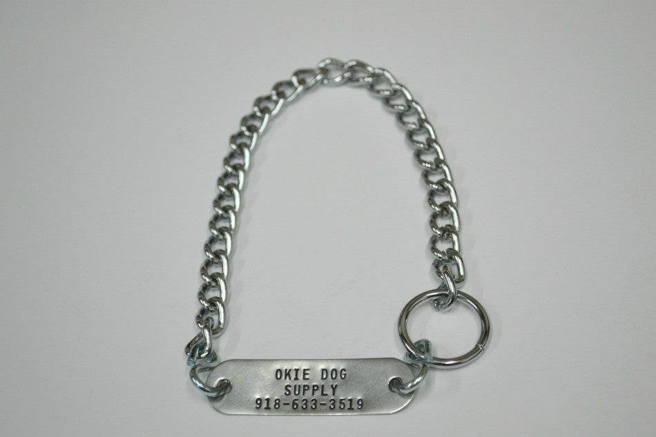 Chain Collars - Nickel or Stainless Steel - OKIE DOG SUPPLY