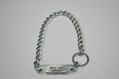 Chain Collars - Nickel or Stainless Steel - OKIE DOG SUPPLY