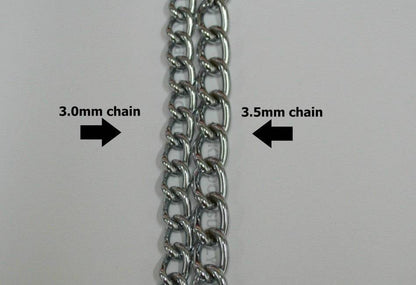 Chain Collars - Nickel or Stainless Steel - OKIE DOG SUPPLY