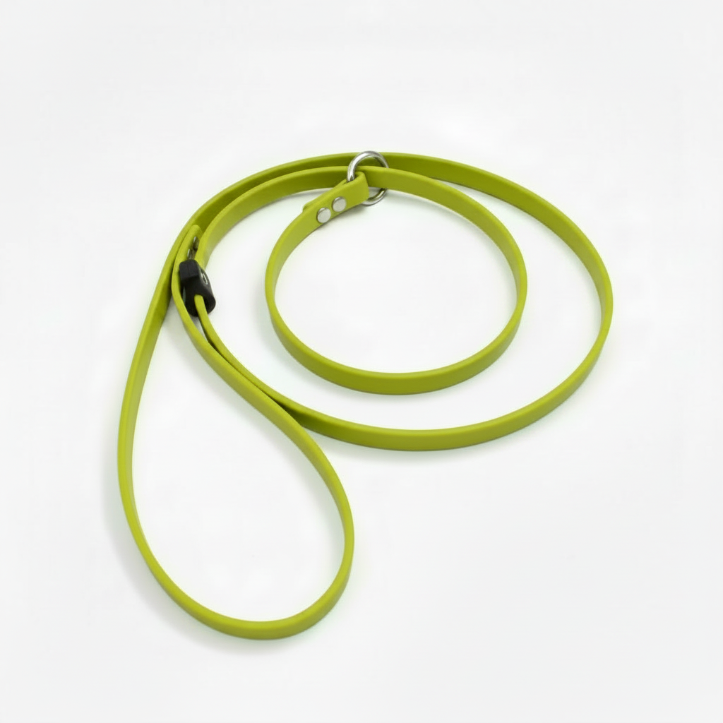 CHARTRUESE SLIP LEAD WITH BLACK STOP