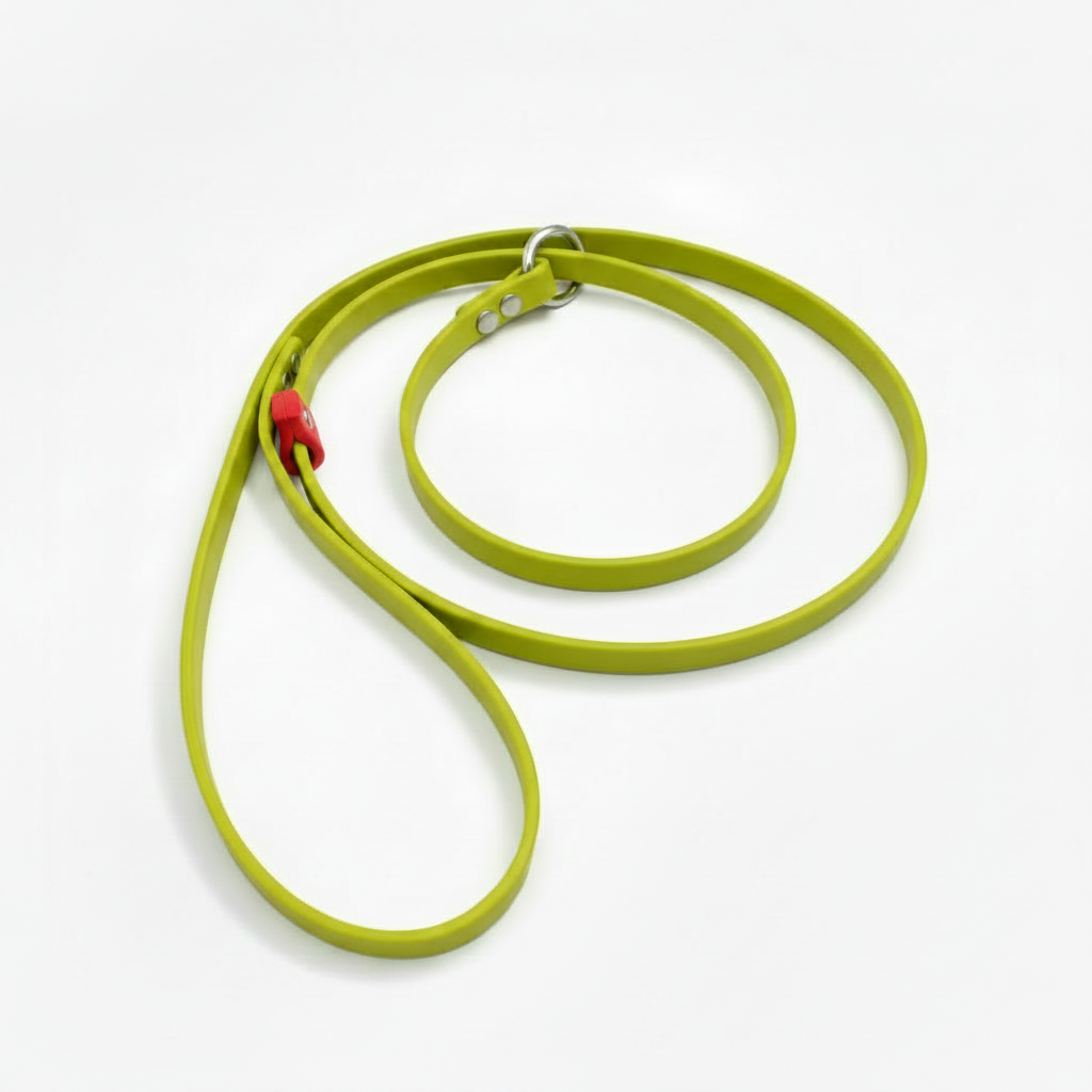 CHARTRUESE SLIP LEAD WITH RED STOP