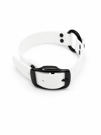 COLLAR 1 INCH BLACK OPS CTR SOLID WHITE
