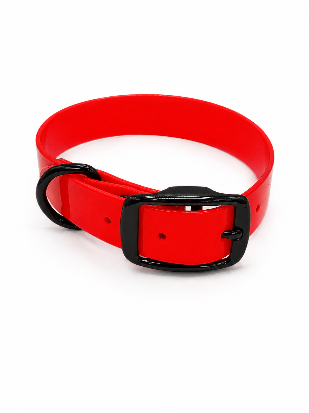 COLLAR 1 INCH BLACK OPS D SOLID RED