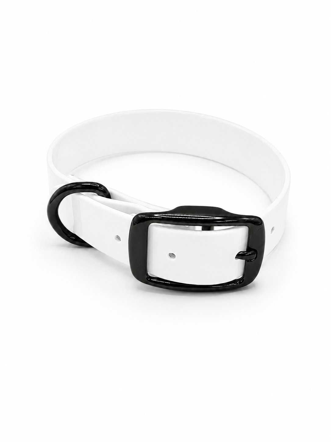 COLLAR 1 INCH BLACK OPS D SOLID WHITE