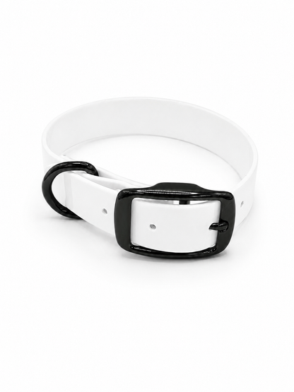 COLLAR 1 INCH BLACK OPS D SOLID WHITE