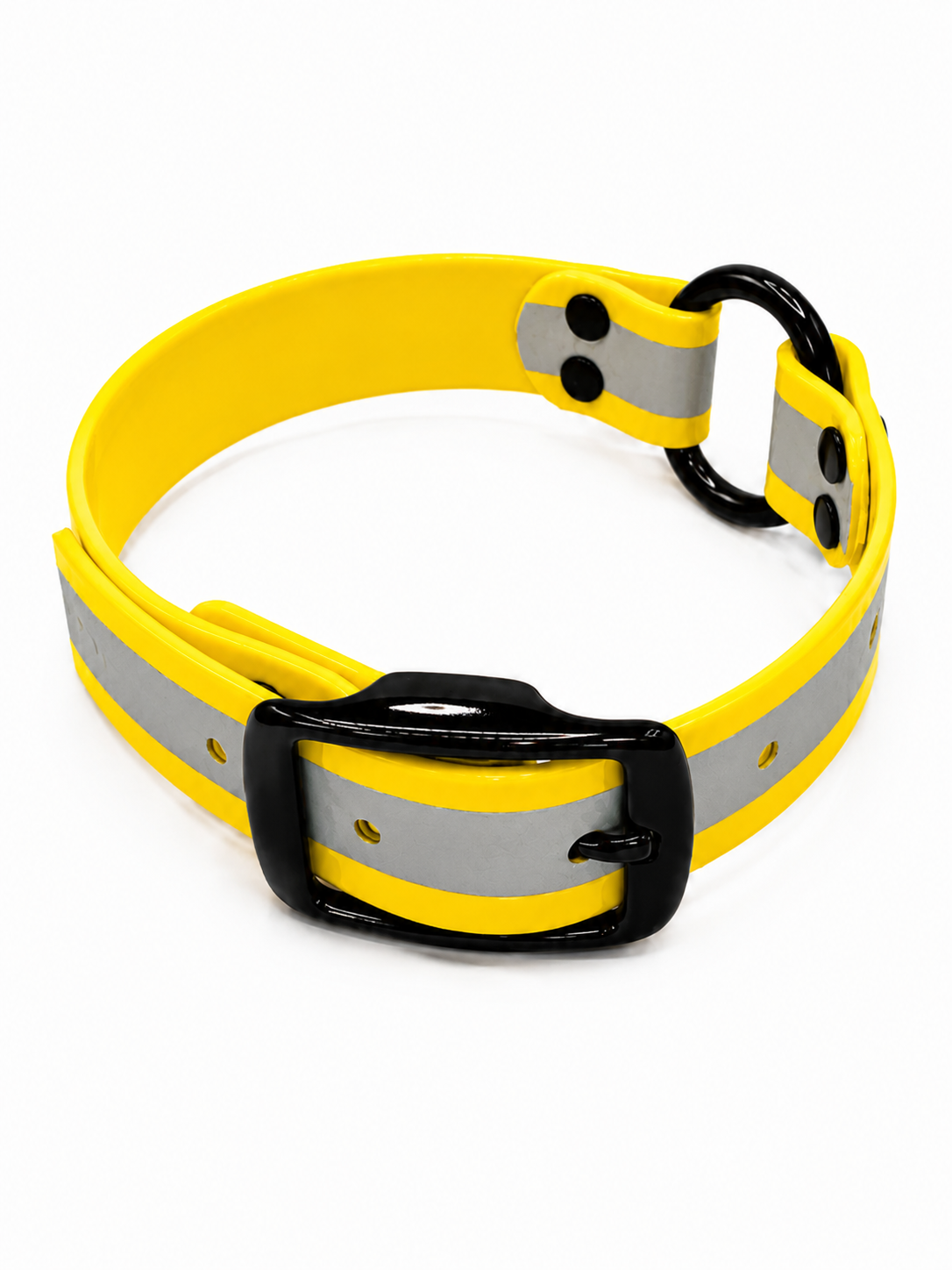COLLAR 1 INCH BLACK OPS REFLECTIVE CTR BYELLOW