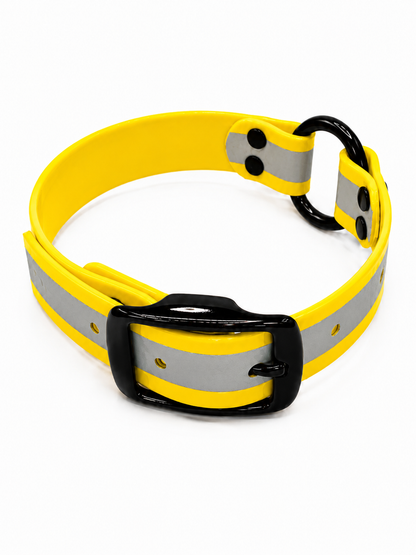 COLLAR 1 INCH BLACK OPS REFLECTIVE CTR BYELLOW