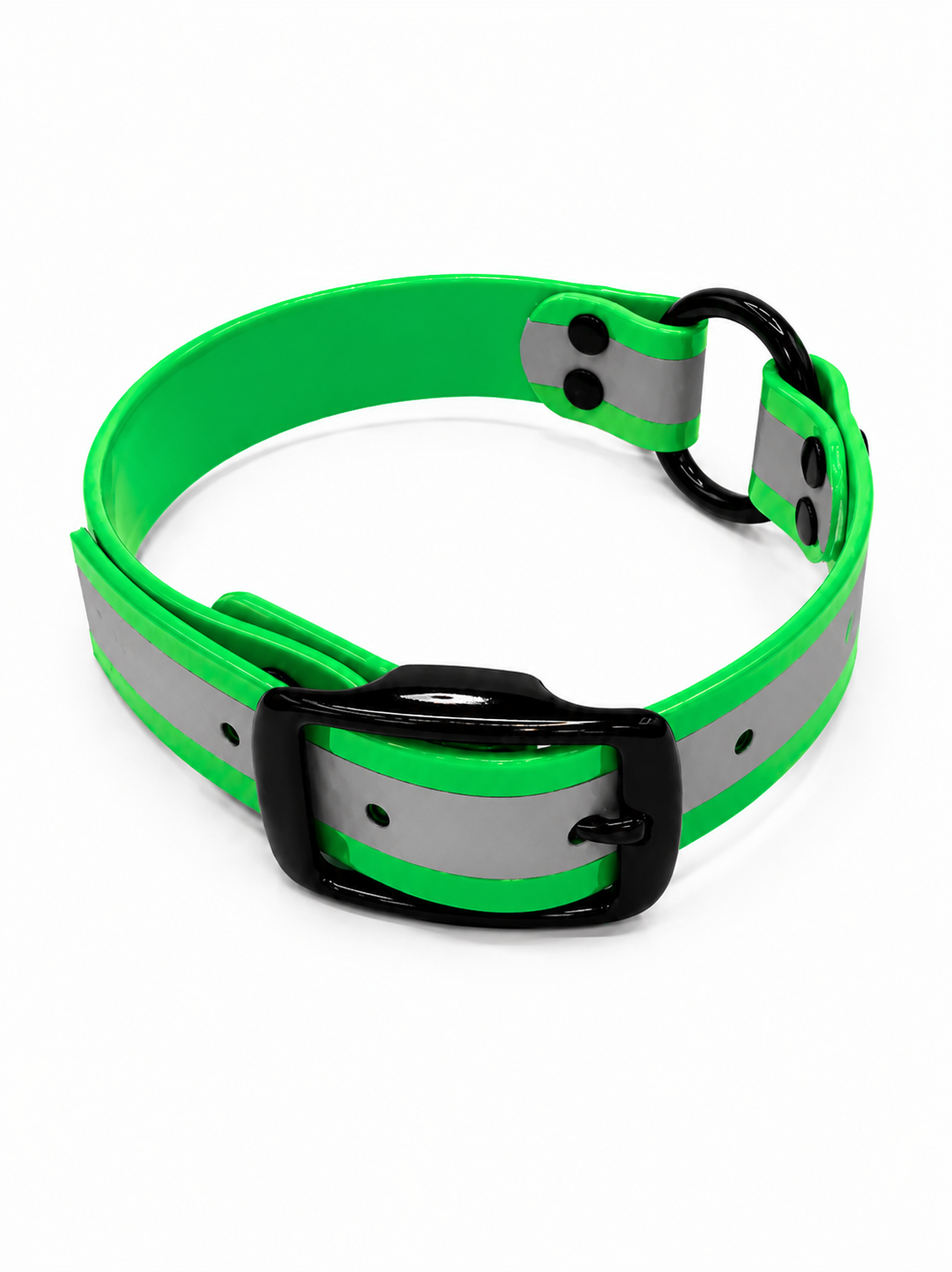 COLLAR 1 INCH BLACK OPS REFLECTIVE CTR GREEN