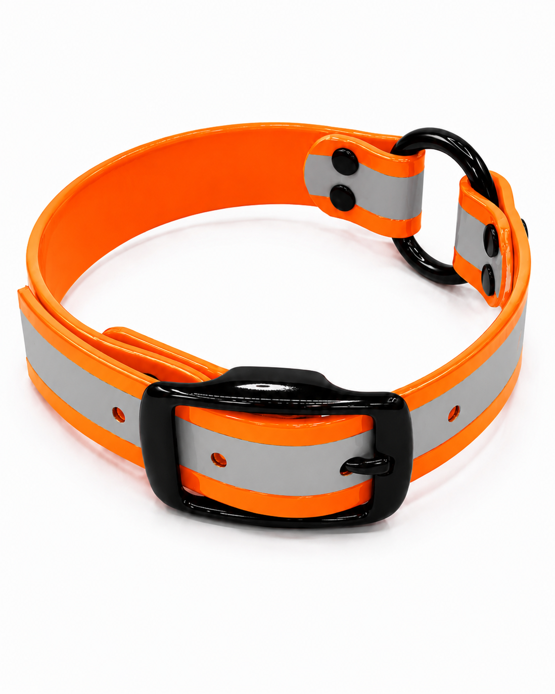 COLLAR 1 INCH BLACK OPS REFLECTIVE CTR ORANGE