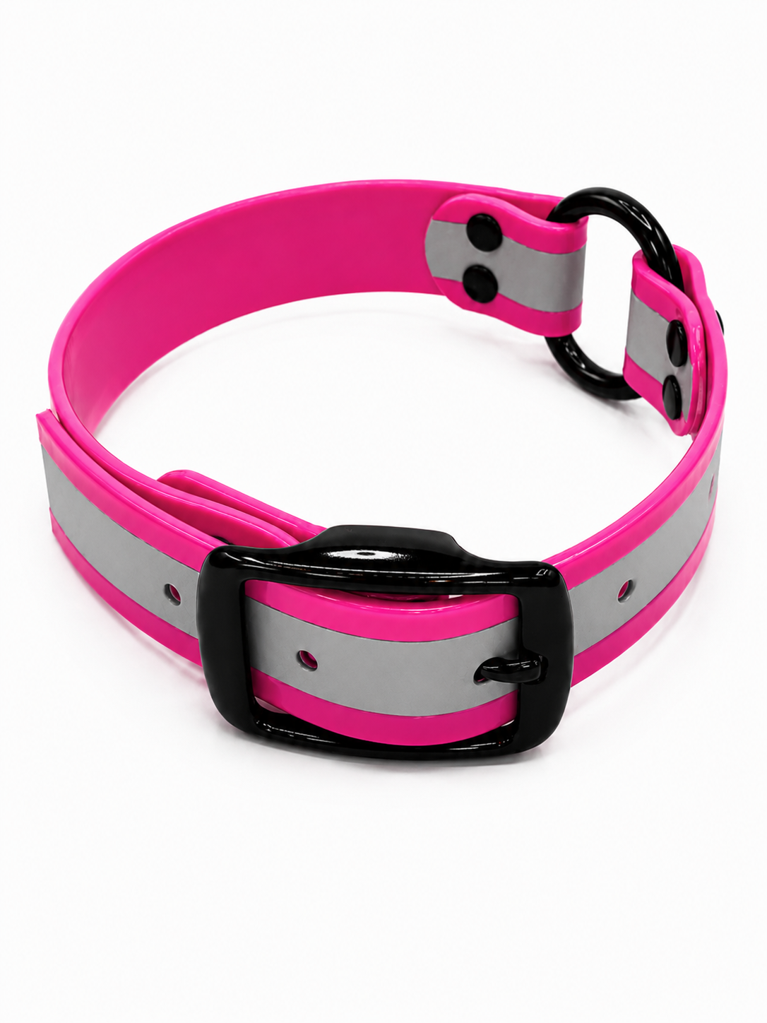 COLLAR 1 INCH BLACK OPS REFLECTIVE CTR PINK