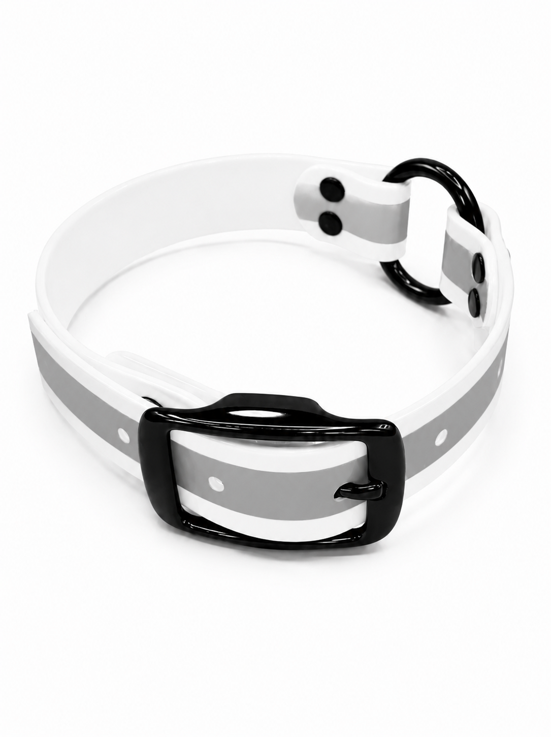 COLLAR 1 INCH BLACK OPS REFLECTIVE CTR WHITE