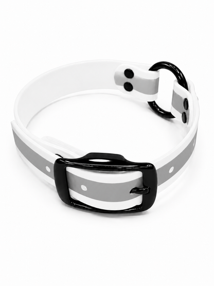 COLLAR 1 INCH BLACK OPS REFLECTIVE CTR WHITE