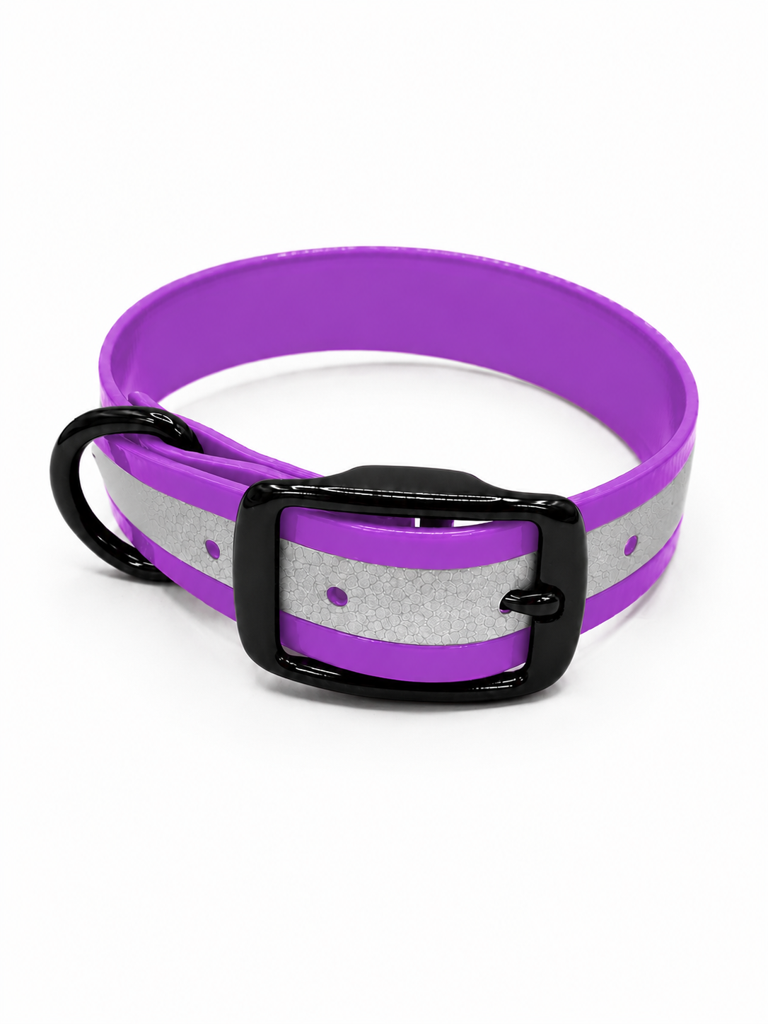 COLLAR 1 INCH BLACK OPS REFLECTIVE D PURPLE