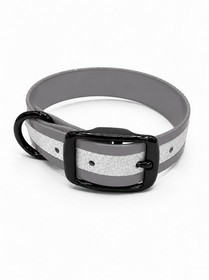 COLLAR 1 INCH BLACK OPS REFLECTIVE D SILVER