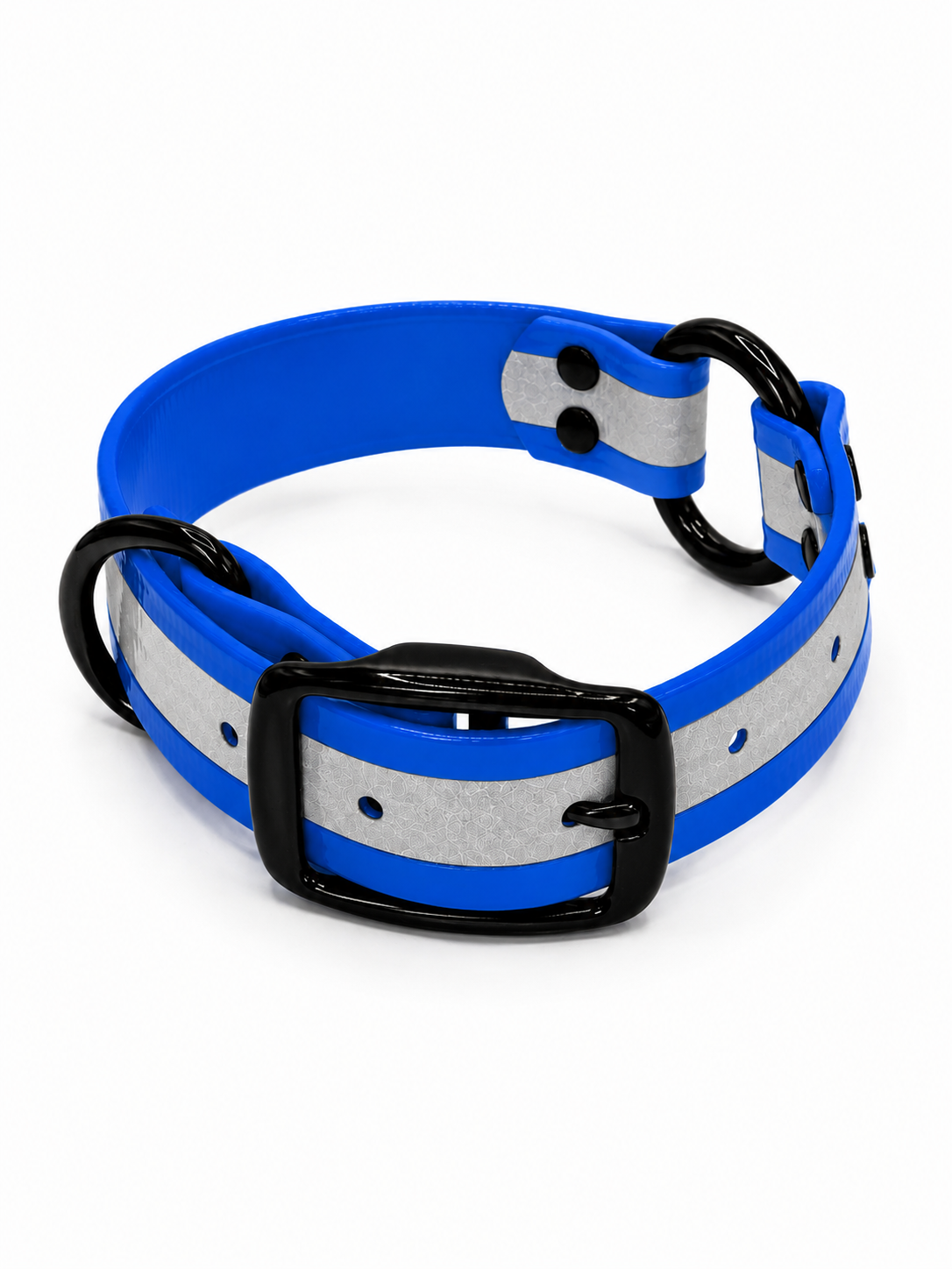 COLLAR 1 INCH BLACK OPS REFLECTIVE STND BLUE