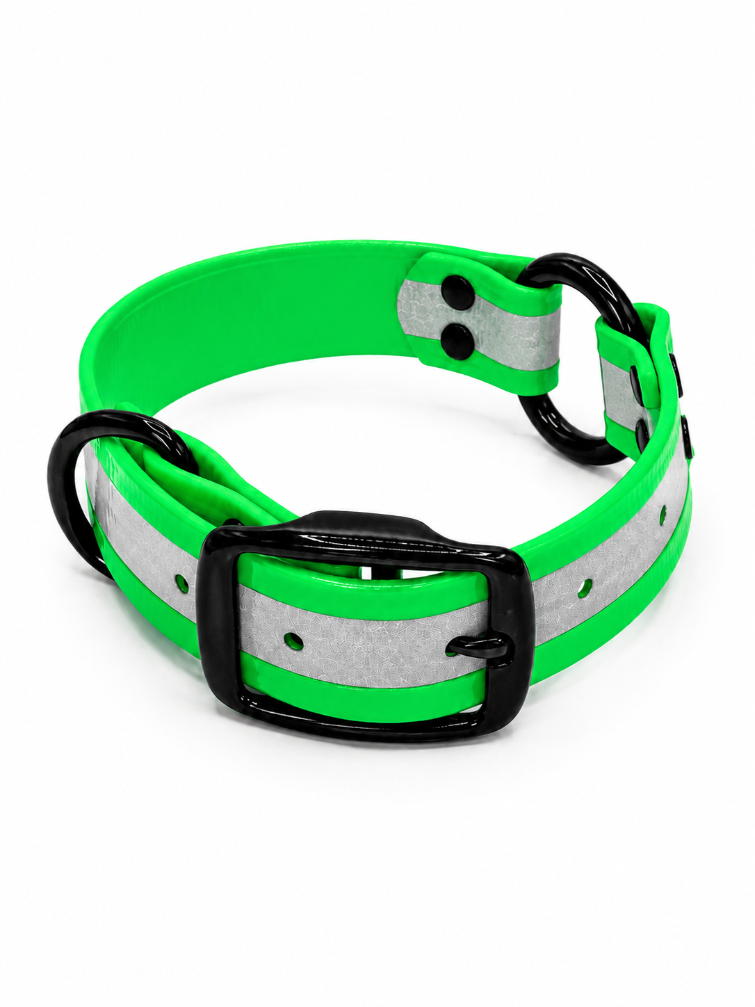 COLLAR 1 INCH BLACK OPS REFLECTIVE STND GREEN