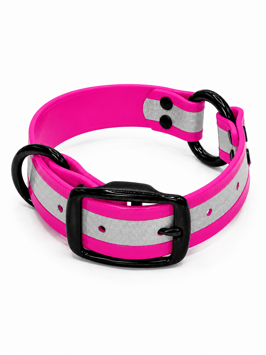 COLLAR 1 INCH BLACK OPS REFLECTIVE STND PINK