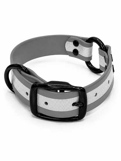 COLLAR 1 INCH BLACK OPS REFLECTIVE STND SILVER