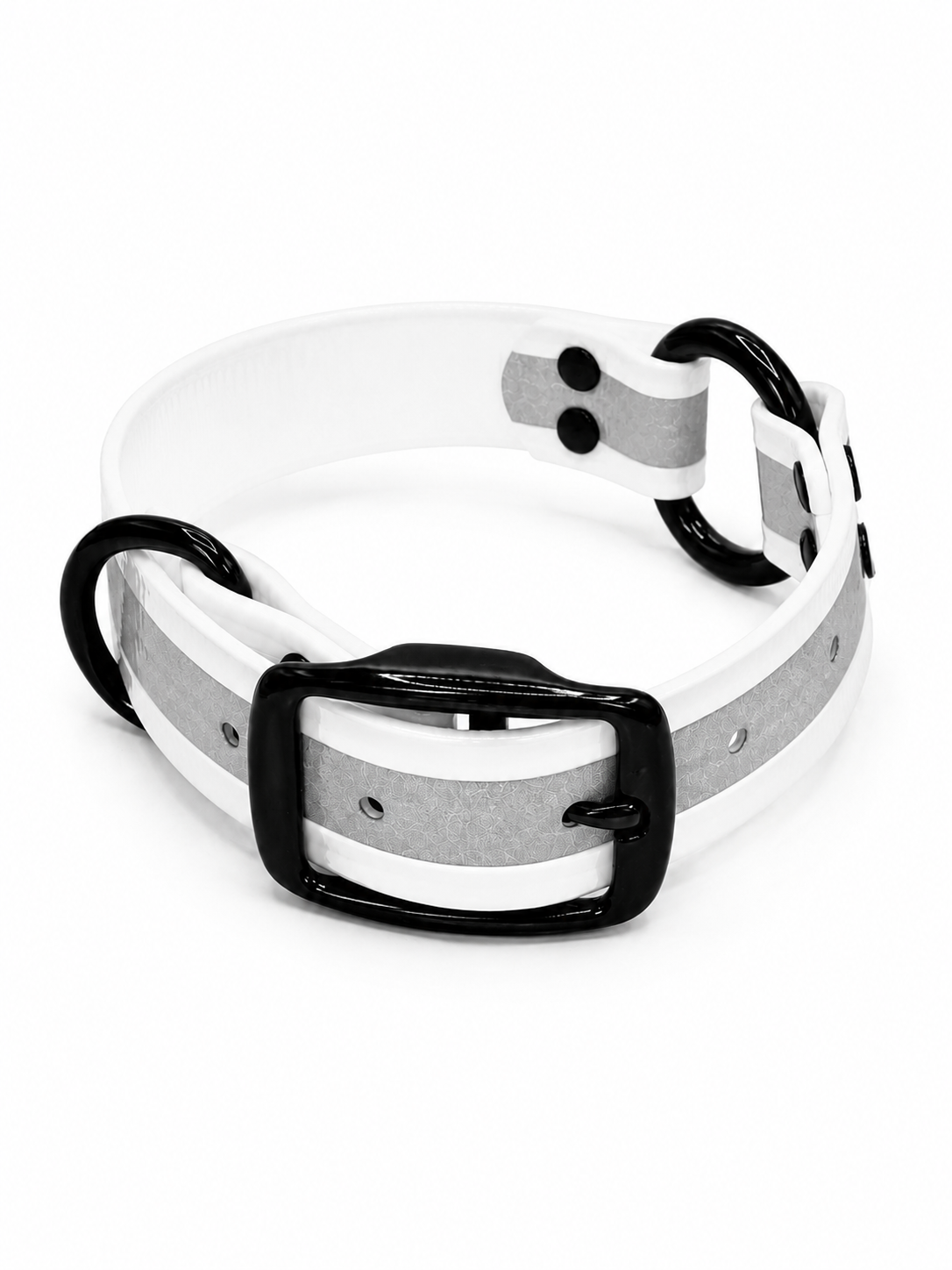 COLLAR 1 INCH BLACK OPS REFLECTIVE STND WHITE