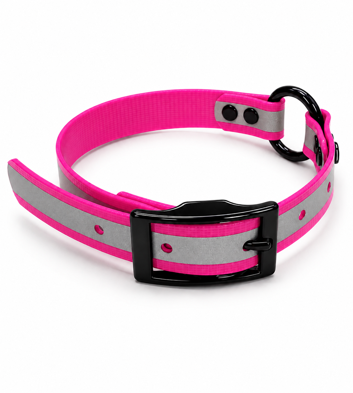 COLLAR 3/4 INCH BLACKOPS CTR ONLY REFLECTIVE PINK
