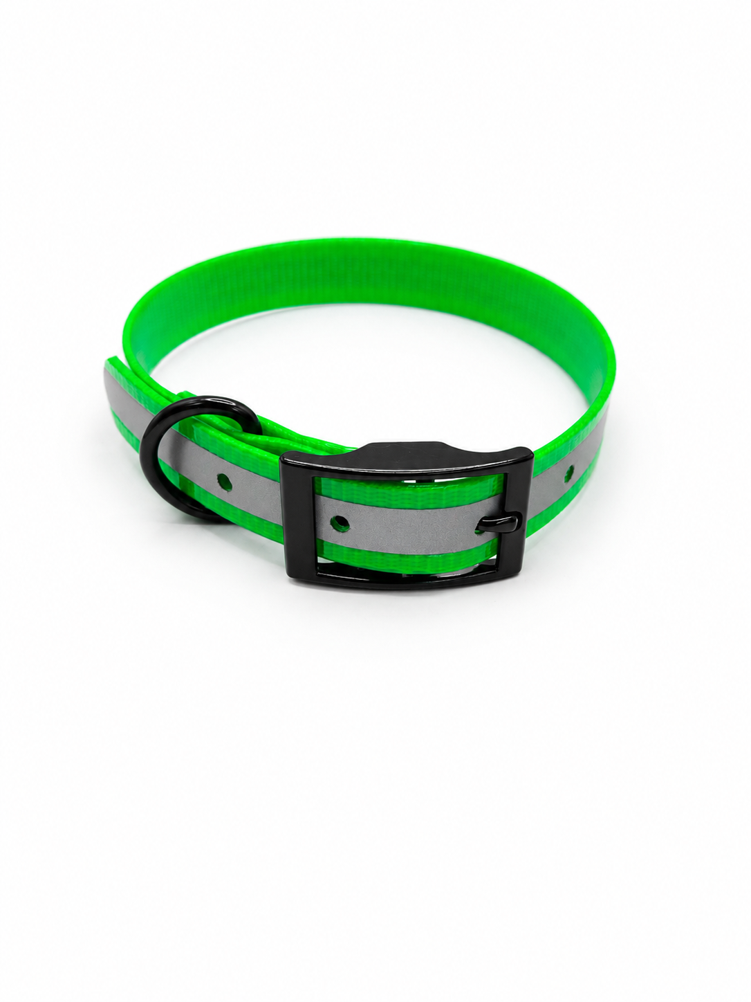 COLLAR 3/4 INCH BLACKOPS D ONLY REFLECTIVE NGREEN