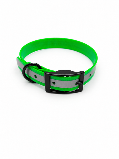 COLLAR 3/4 INCH BLACKOPS D ONLY REFLECTIVE NGREEN