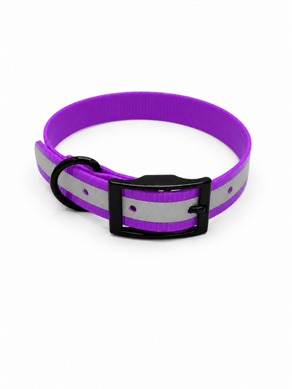 COLLAR 3/4 INCH BLACKOPS D ONLY REFLECTIVE PURPLE