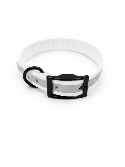 COLLAR 3/4 INCH BLACKOPS D ONLY REFLECTIVE WHITE