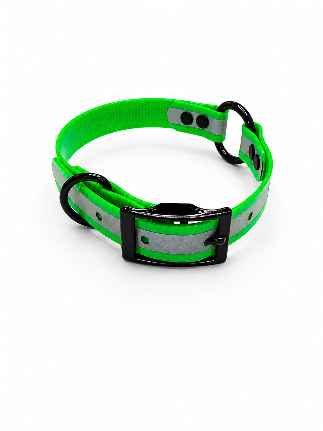 COLLAR 3/4 INCH BLACKOPS STND REFLECTIVE NGREEN