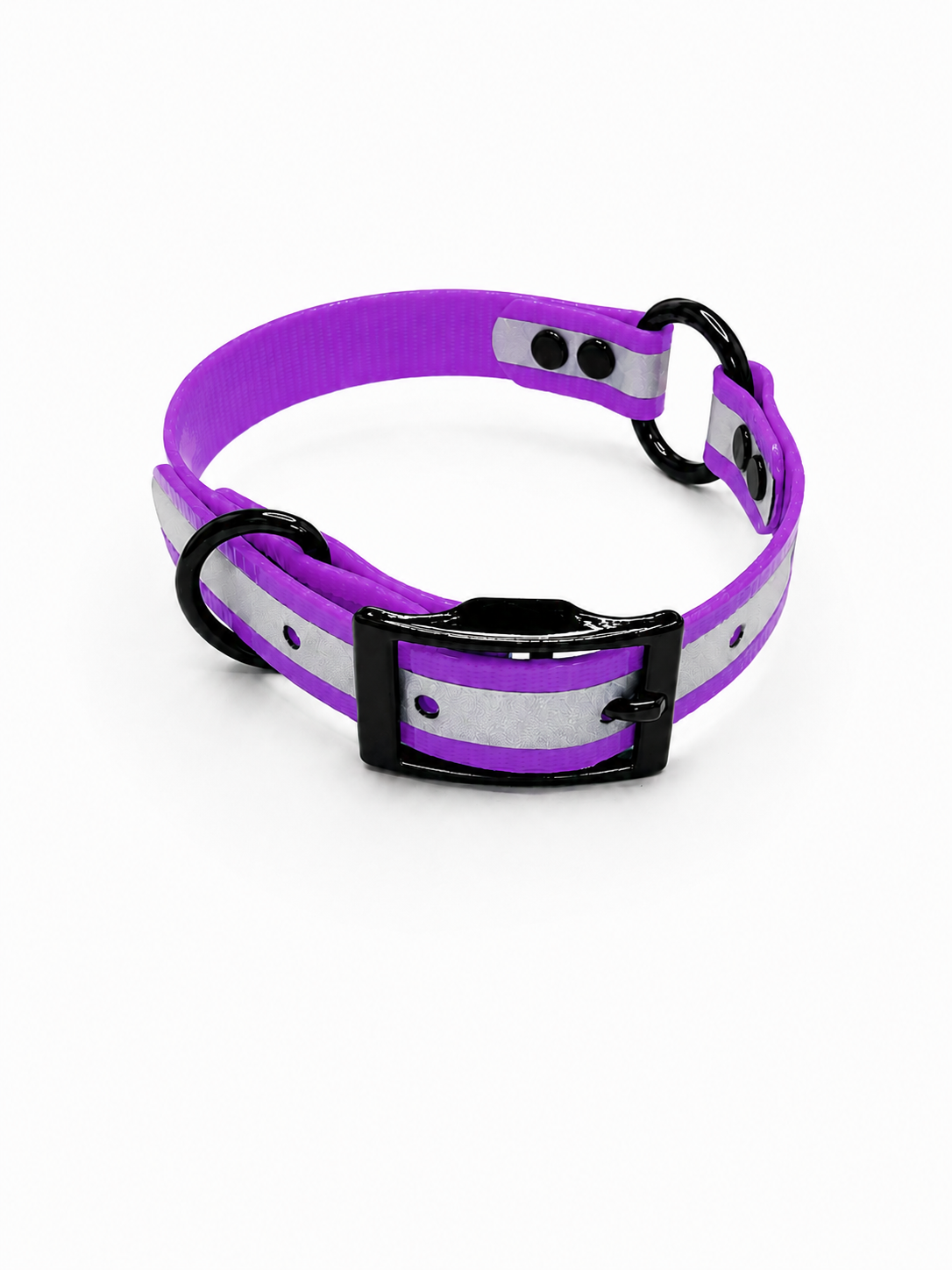 COLLAR 3/4 INCH BLACKOPS STND REFLECTIVE PURPLE