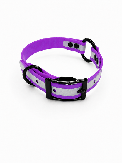 COLLAR 3/4 INCH BLACKOPS STND REFLECTIVE PURPLE