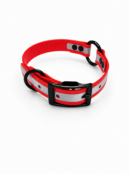 COLLAR 3/4 INCH BLACKOPS STND REFLECTIVE RED