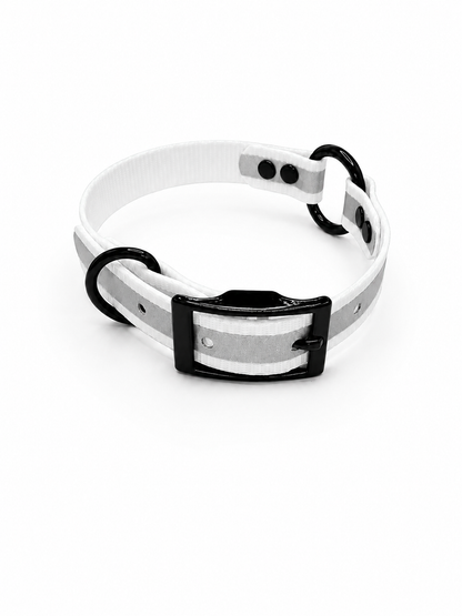 COLLAR 3/4 INCH BLACKOPS STND REFLECTIVE WHITE