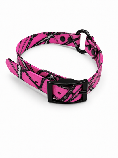 COLLAR 3/4 INCH BLACK OPS CTR CAMO PINK