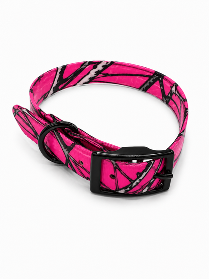 COLLAR 3/4 INCH BLACK OPS D CAMO PINK