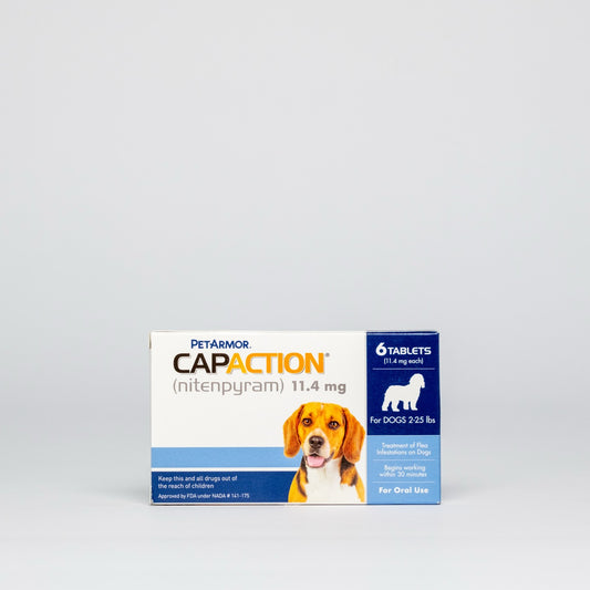 CapAction Fast Acting Flea Tablet - Small Dogs and Cats