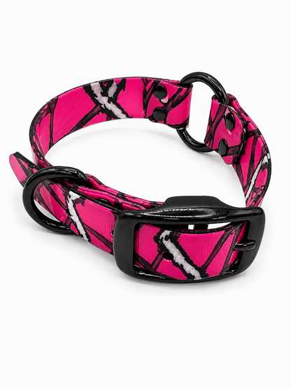Collar - 1 Inch - Black Ops - Camo Dayglo