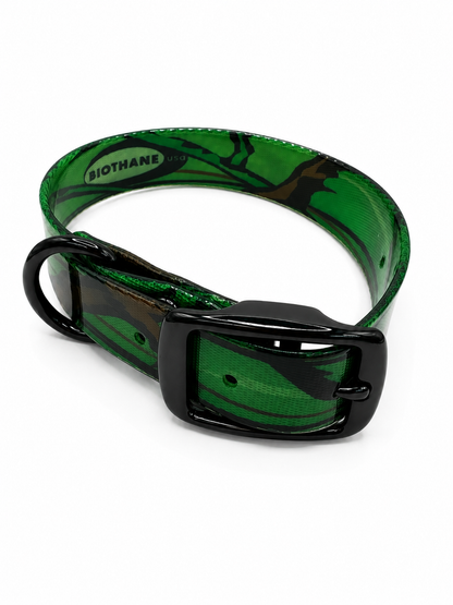 Collar - 1 Inch - Black Ops - Camo Dayglo